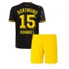 Baby Fußballbekleidung Borussia Dortmund Mats Hummels #15 Auswärtstrikot 2022-23 Kurzarm (+ kurze hosen)